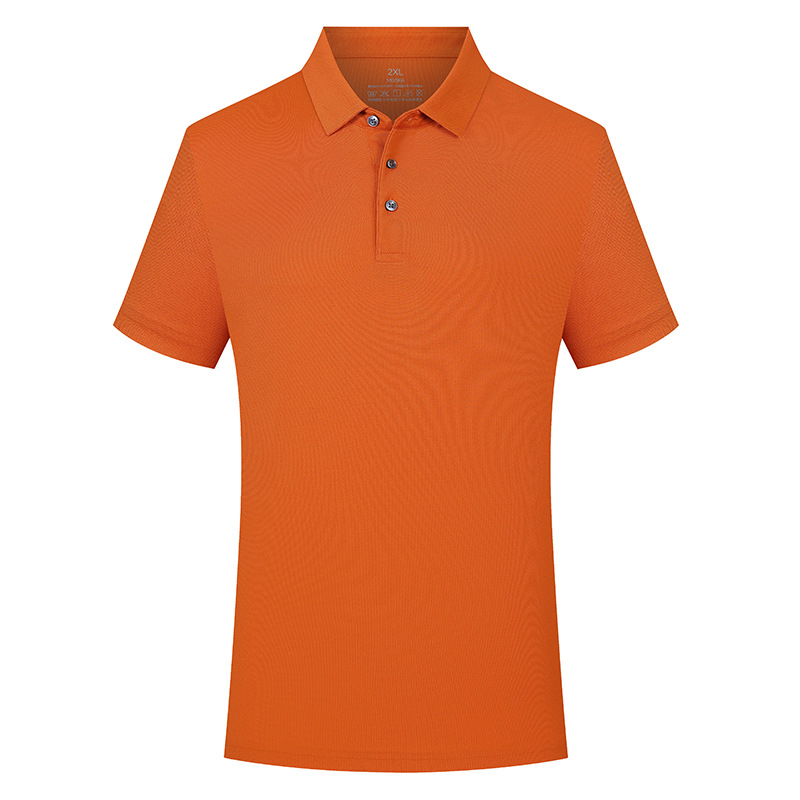 Personalizada seda con solapa polo transpirable no sofocante sudor algodón sin marcas de morera alta sensación grupo ropa corporativa bordada