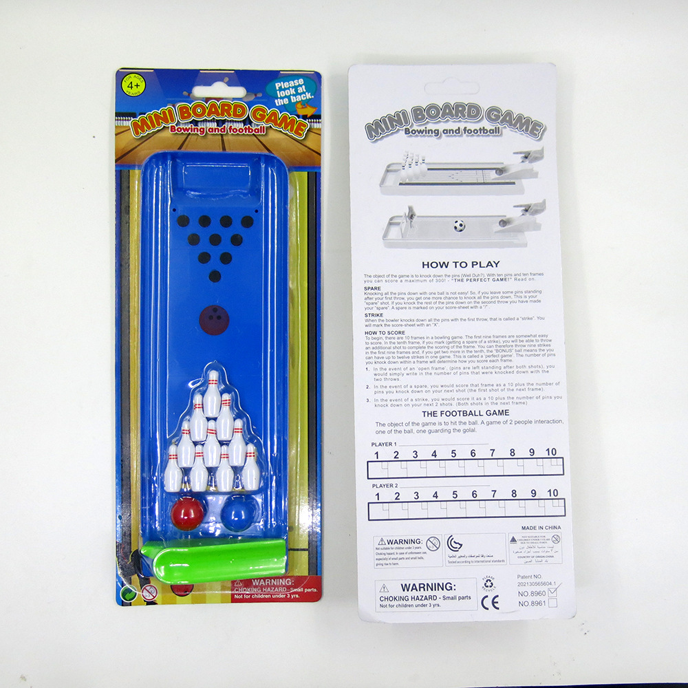 Fiesta infantil Juego de mesa de ocio juguete 2 en 1 entre padres e hijos interactivo mini juego de fútbol de bolos