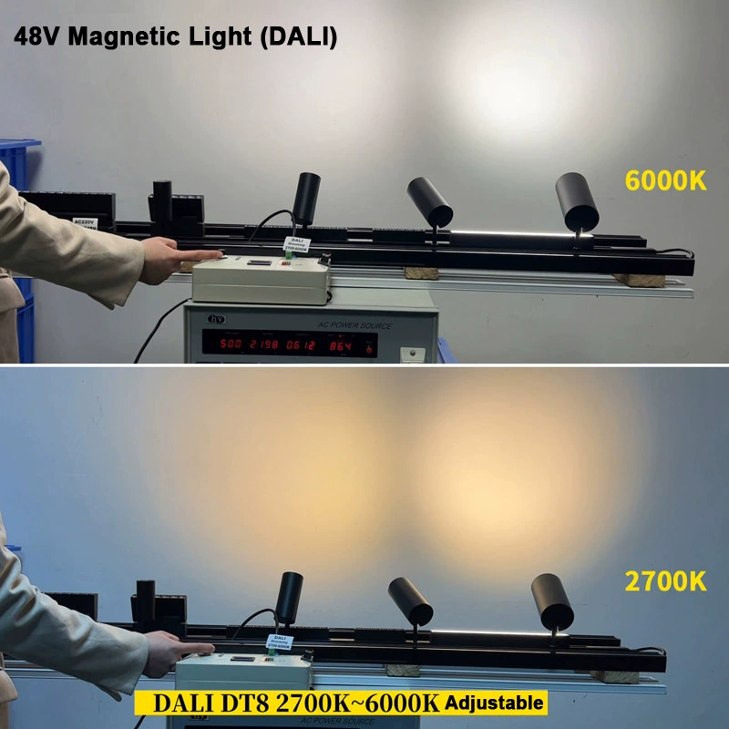 LED magnetic spot lighting for office for living room for bedroom railed