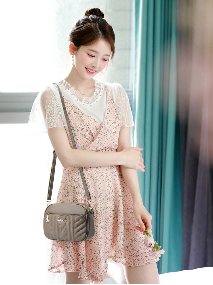 Bolsos de Mujer, Verano 2025, Nuevo Bolso Bandolera, Bolso Cuadrado Pequeño, Bolso de Hombro de Diseño Exclusivo de Alta Gama