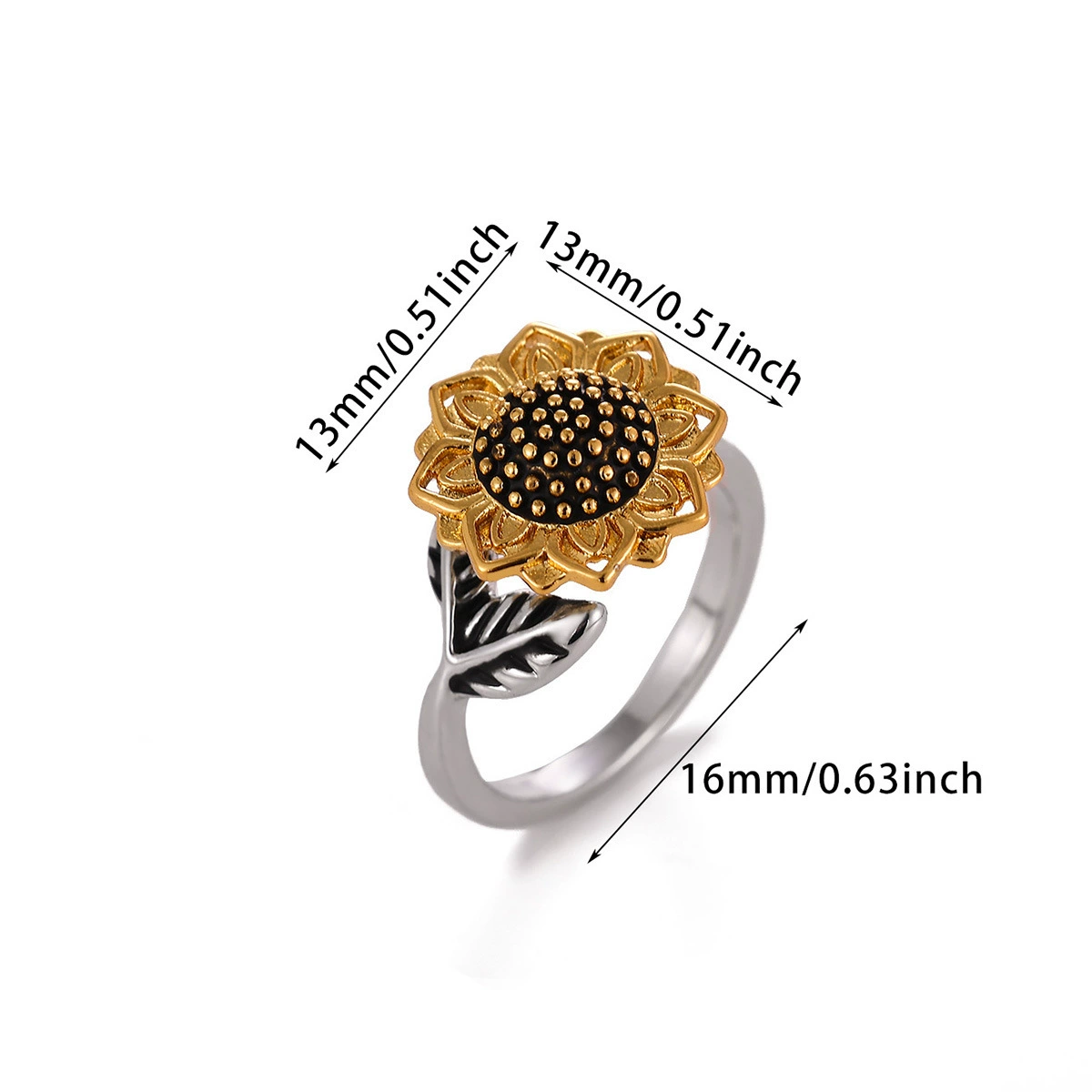Ring, Amazon, diamond encrusted, 18 carat, flowered