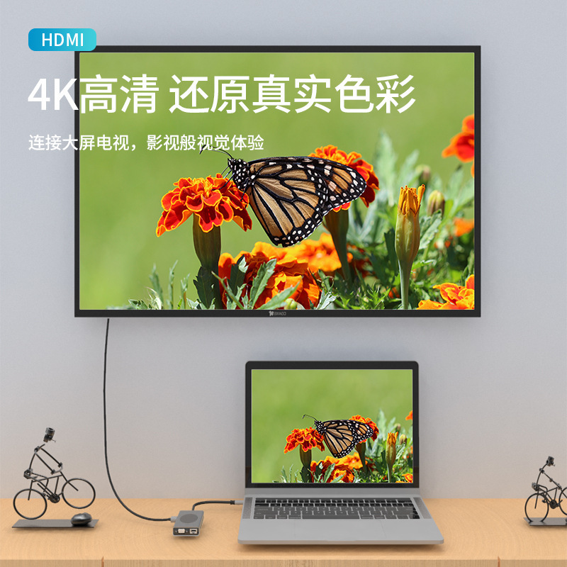 Type-C拡張ドック 13in1 ワイヤレス充電 ギガビットネットワークポート ノートパソコン多機能拡張ドック|undefined
