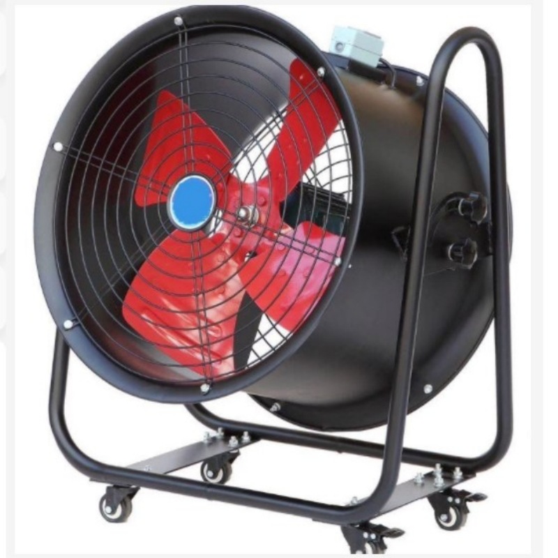 SF移动可调式岗位轴流风机5-4/220V 物流货运移动工业大风扇