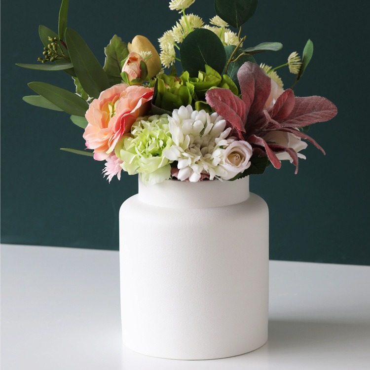 花瓶摆件客厅插花大陶瓷花瓶ins风北欧创意简约水养玫瑰百合鲜花