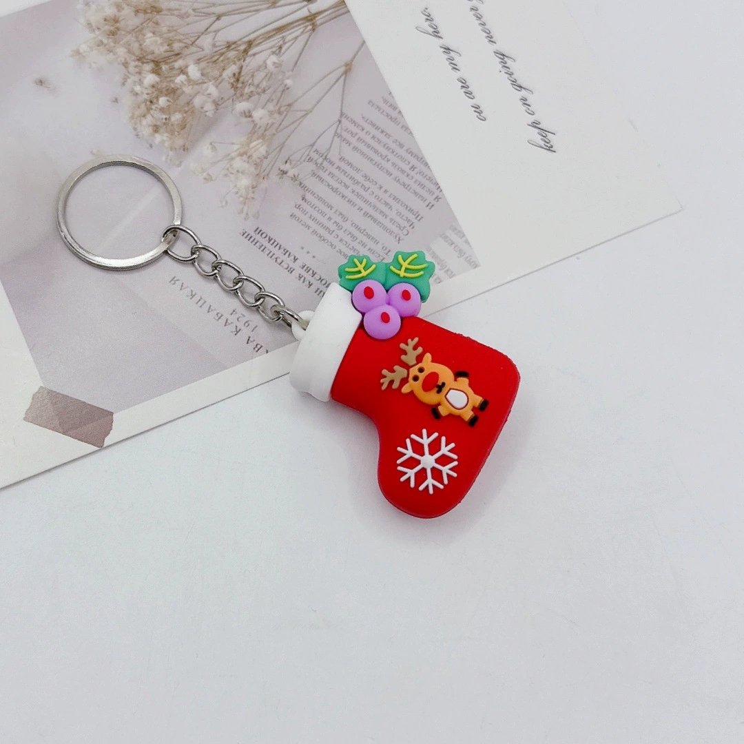 Ключодержатель в виде мультфильма, кукла из мягкой резины, подарок на день рождения