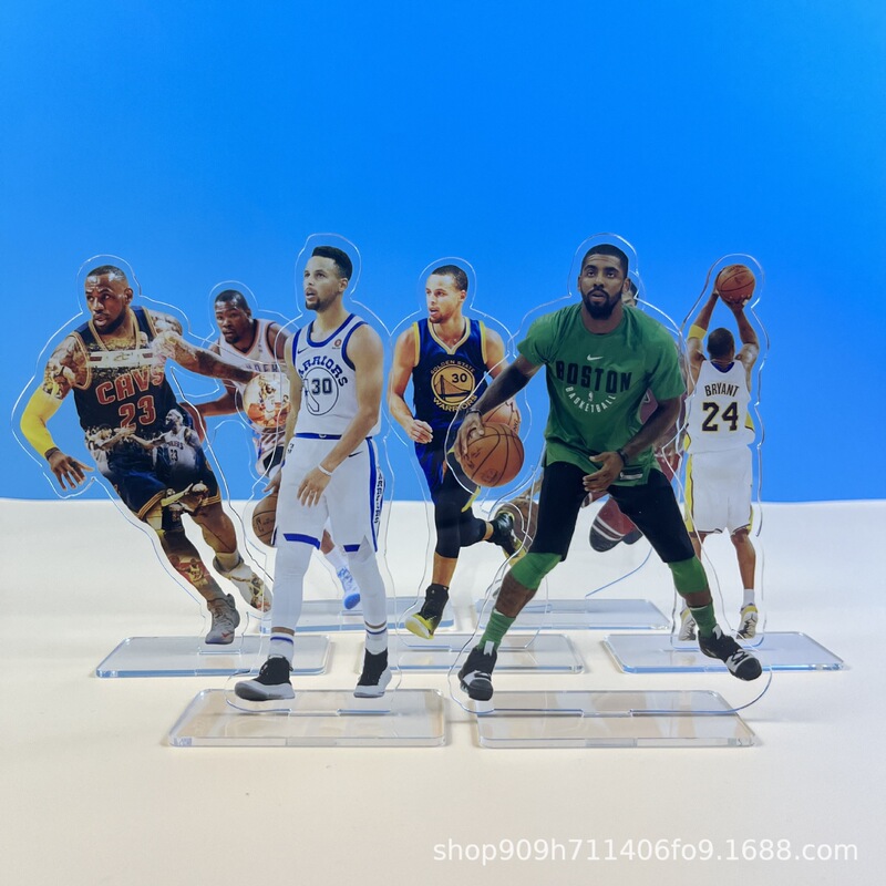 NBA Kobe Curry James Irving Basketball Star Hand Doll Doll Tablet Desktop Decoration Acrylic NBA Kobe Curry James Irving Basketball Star Hand Doll Doll Tablet Desktop Decoration Acrylic