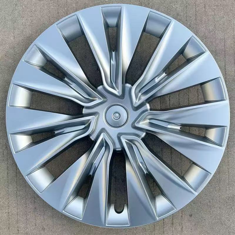 Hub cover: Tesla 3/Y Wheel - old-model-y-19-inch-nova-pure-silver