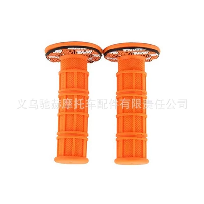 motorcycles, shockproof and non-slip throttle — Motorcycle Handle Cover - orange