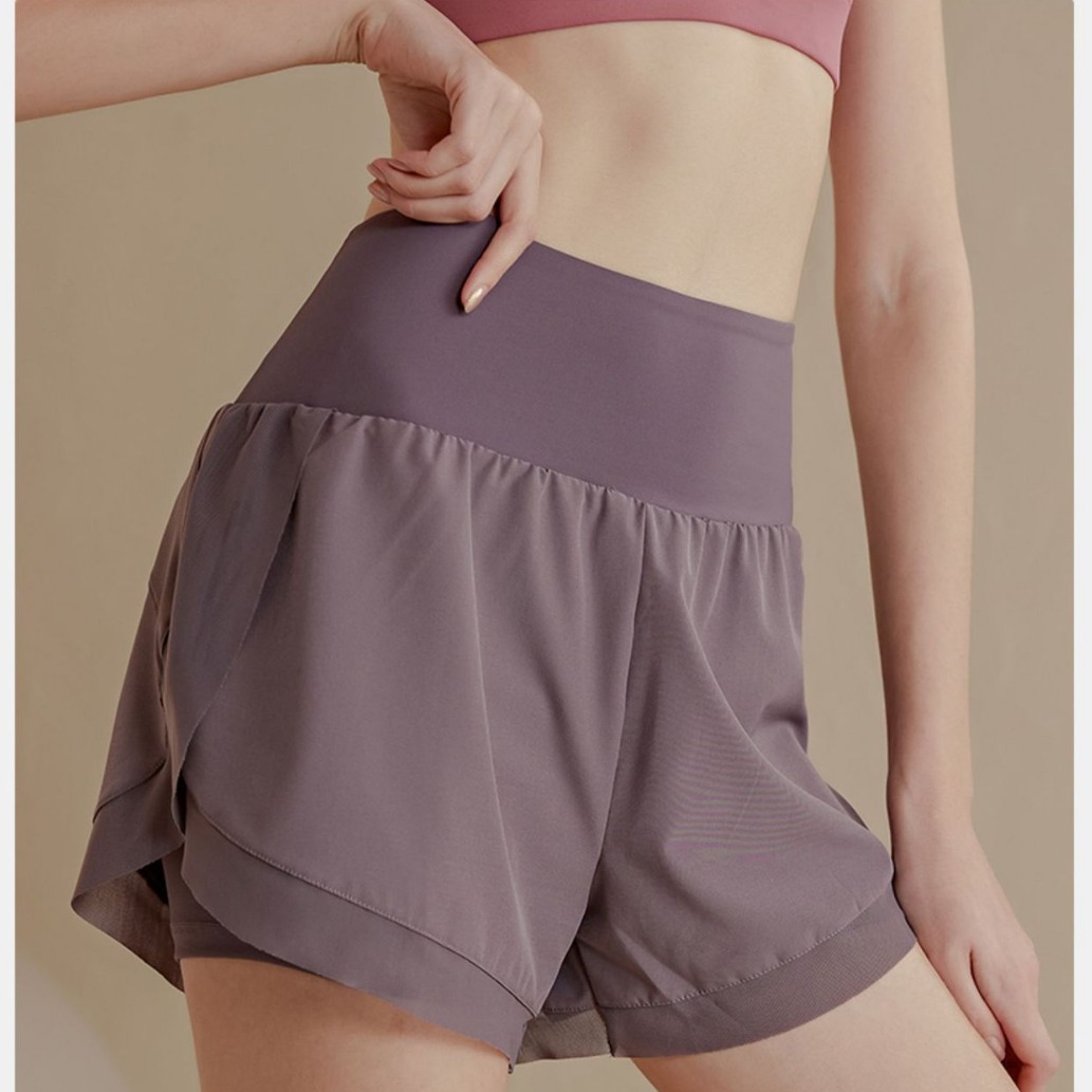 Quick-drying Anti-exposure Sports Shorts Women's Summer Loose Running Fitness Pants Casual High Waist Yoga Pants