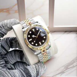 劳家日志系列手表女款31MM精钢全自动机械表时尚轻奢钻面女表代发