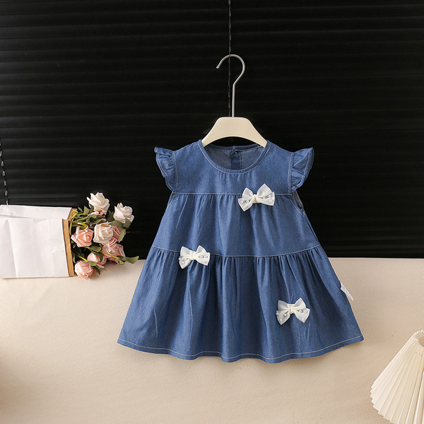 Summer thin denim dress