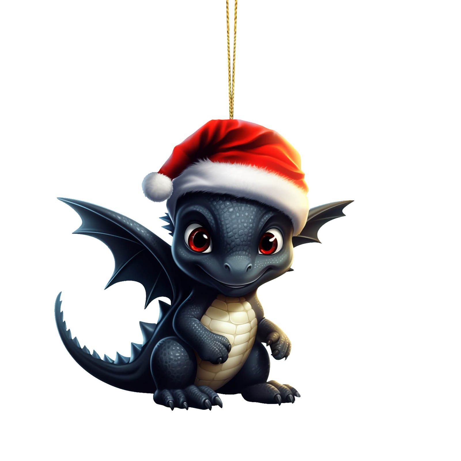 Amazon transfronterizo nueva serie de dinosaurios de Navidad colgante decoraciones de coches de Navidad acrílico colgante plana image 13