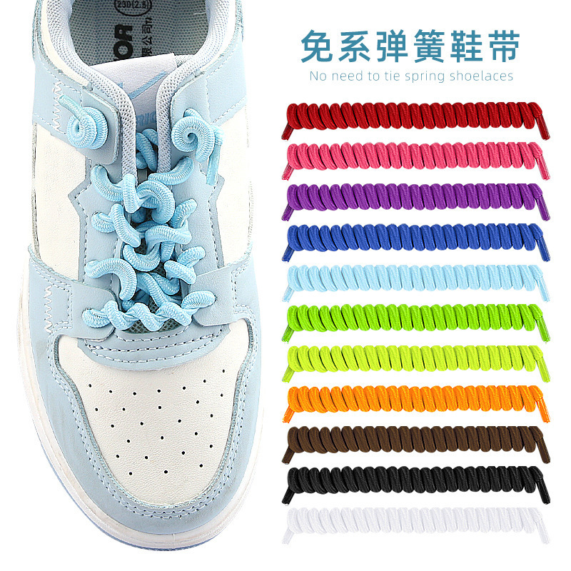 tie-free spring shoelaces leisure products for lazy people elastic tie-free phone rope round shoelaces shoe accessories accessories tie-free spring shoelaces leisure products for lazy people elastic tie-free phone rope round shoelaces shoe accessories accessories