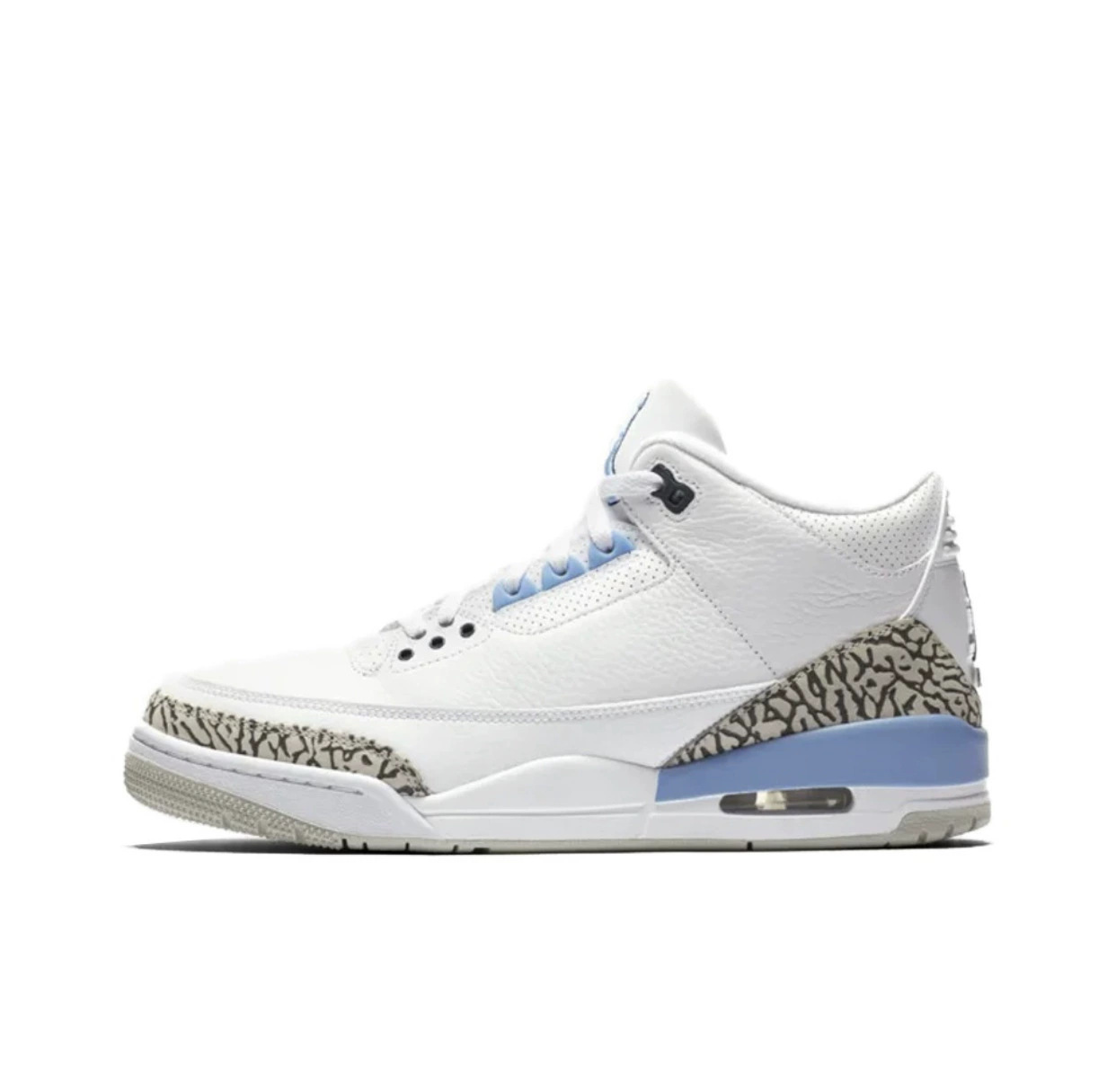 Putian Junyuan AJ3 Zapatillas de baloncesto de combate real Fujiwara Hiroshi Racing North Carolina Blue Sakura Polen Joe 3 hombres y mujeres cojín de aire blanco rojo