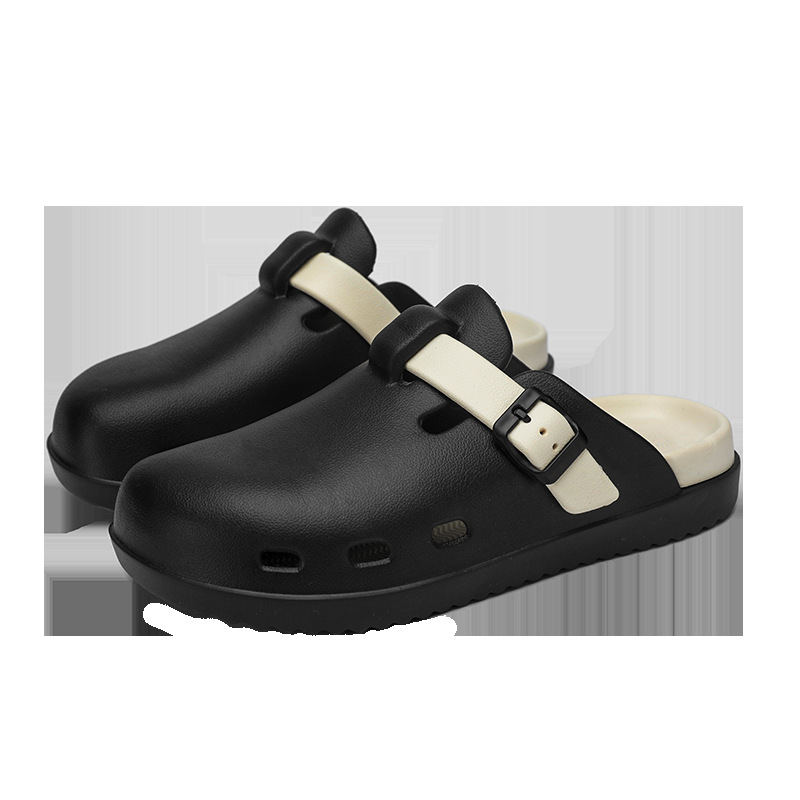 En nombre de los nuevos zapatos Boken de dos prendas EVA ultraligero Baotou arrastre sandalias y zapatillas de todo fósforo de moda para hombres y mujeres en verano