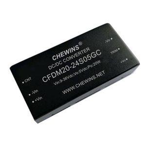 Dc-Dc Module Power Supply 18-75V Input 48V to 15V Output 20W Domestically Produced Cfdm20-48S15Gc