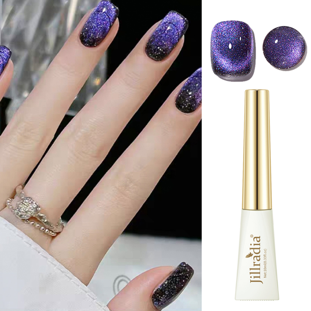 Water Light Star Cat Eye Esmalte de uñas 2024 nuevo verano popular Water Light Cat Eye Gel para tienda de uñas