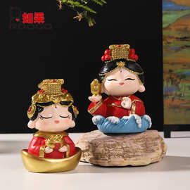 文创旅游纪念品湄洲岛海神妈祖娘娘摆件圣母天后客厅桌面装饰摆设