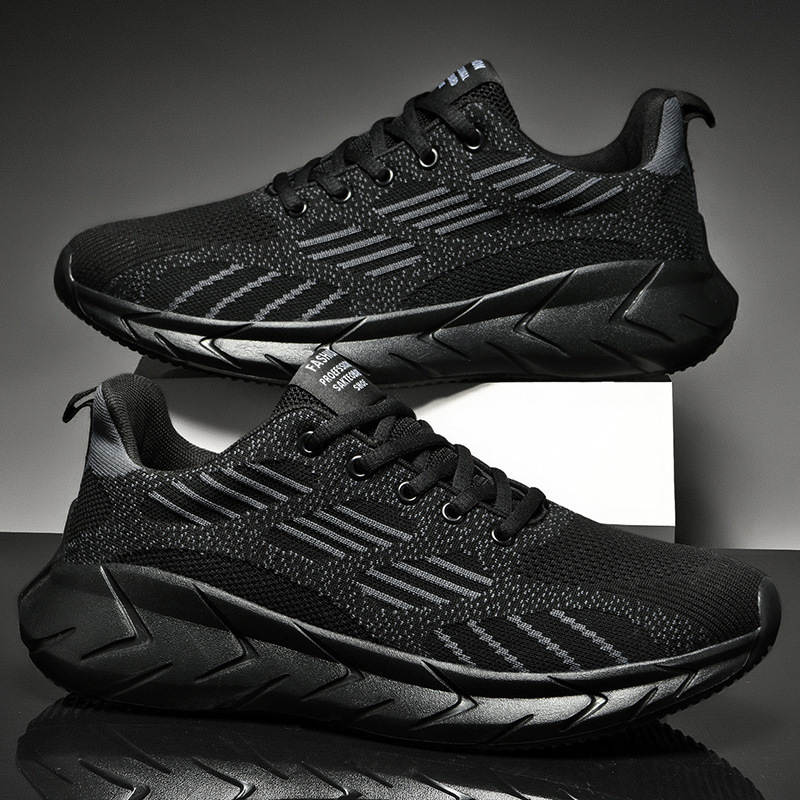 2026 New Summer Breathable Flyknit Men's Shoes, Lightweight Shock-Absorbing Running Shoes, Mesh Sports Casual Shoes, Couple's Style 2026 New Summer Breathable Flyknit Men's Shoes, Lightweight Shock-Absorbing Running Shoes, Mesh Sports Casual Shoes, Couple's Style