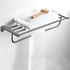 槍灰色浴巾架套裝壁掛式浴室毛巾杆馬桶刷衛生間單杆毛巾架掛架