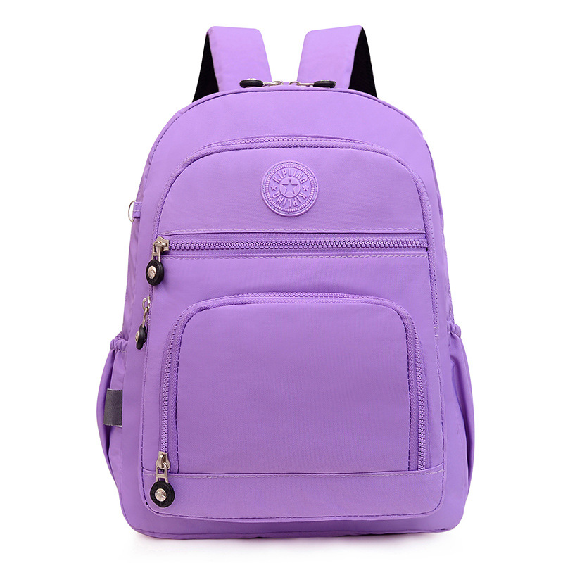 Mochila Bolsa De estudiante casual de mujer bolsa de viaje simple de gran capacidad de múltiples capas 2023 nueva mochila de tela Oxford ligera