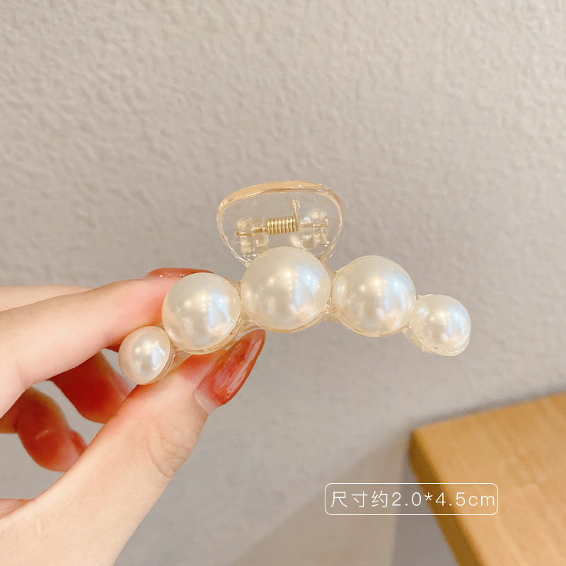 ミルクコーヒー色インスタイル大型サメクリップハイエンドヘアアクセサリー女性のつや消しヘアクリップかわいい卸売|undefined