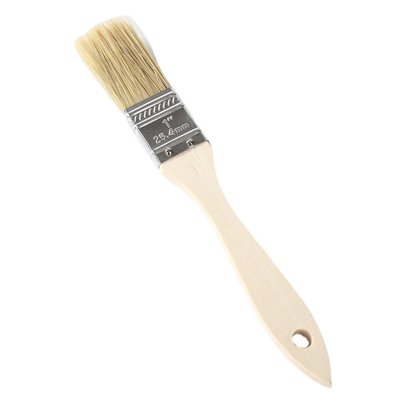 Pincel de pintura con mango de madera, cepillo marino impermeable, cepillo industrial de madera, cepillo de cerdas de látex multifuncional, fabricante de pinceles de cerdas de cerdo al por mayor