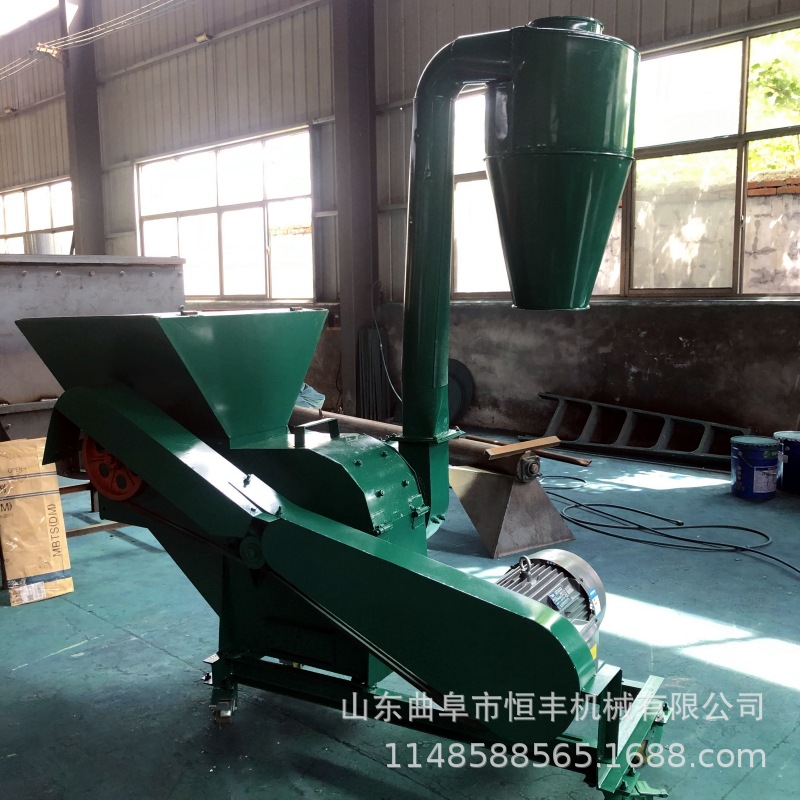 秸秆大型除尘粉碎机 大型养殖场秸秆粉碎机