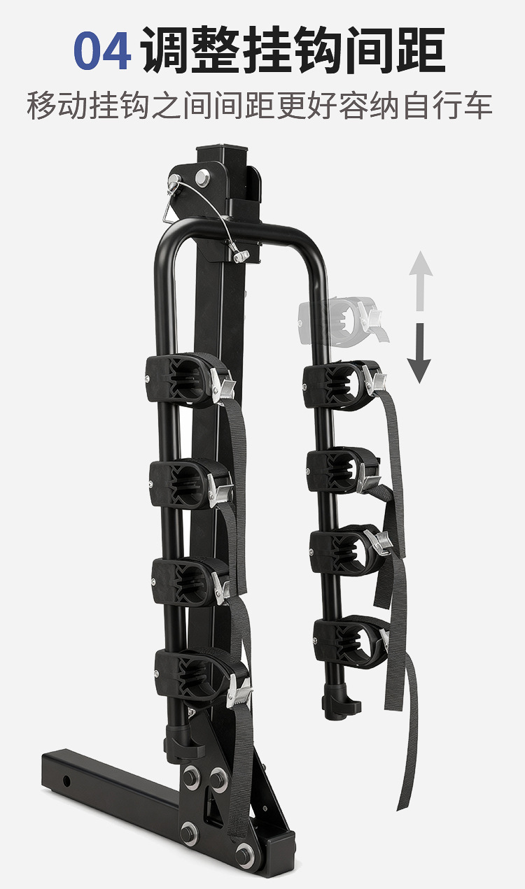 Bicycle Rack Car Rear Mount Bicycle Trunk Rack Rear Rack Frame Suspension Rack Mountain Bike