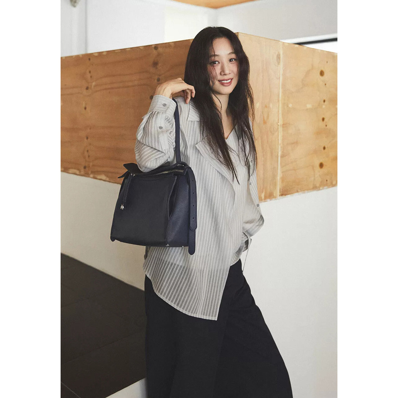 The New 2026 Spring/Summer Collection Features a Striped Asymmetrical Shirt in the Same Style as Korean Designer Jung Lee-Won