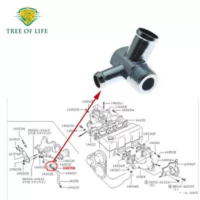 Coolant Connector 3-Way – Soyutma sisteminin digər hissələri