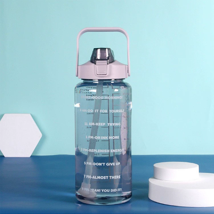 Plastic space travel sports bottle