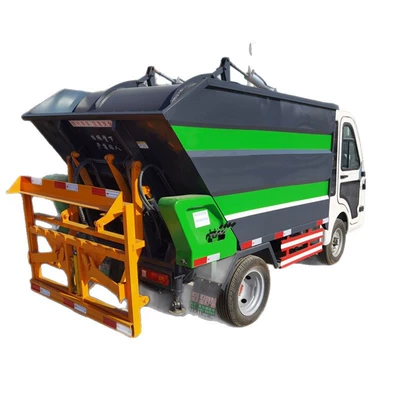 self-unloading garbage collection vehicle, Elektrik zibil maşınları