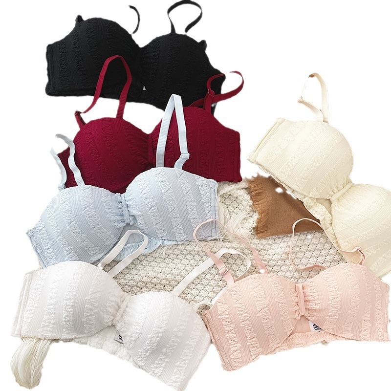 Jenny Coco original de verano Fairy Wind delgado conjunto de ropa interior para mujeres que se reúnen en la adolescencia pura deseo de encaje hermoso sostén de espalda