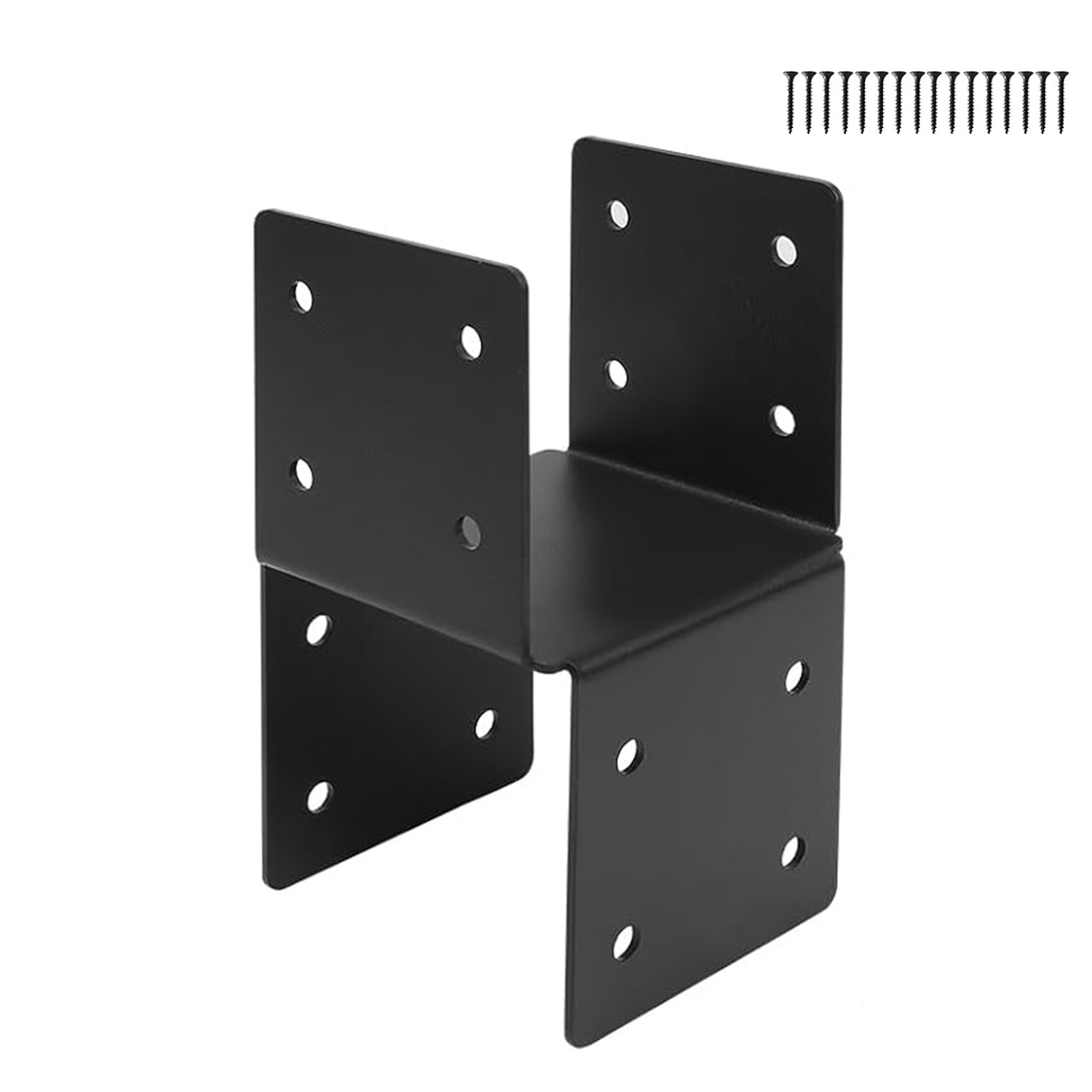 Conector de Base para Postes de Madera de Hierro Laminado para Pérgolas y Toldos