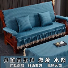 中国风实木沙发坐垫老式加厚一体海绵可拆洗四季通用联邦红木坐垫