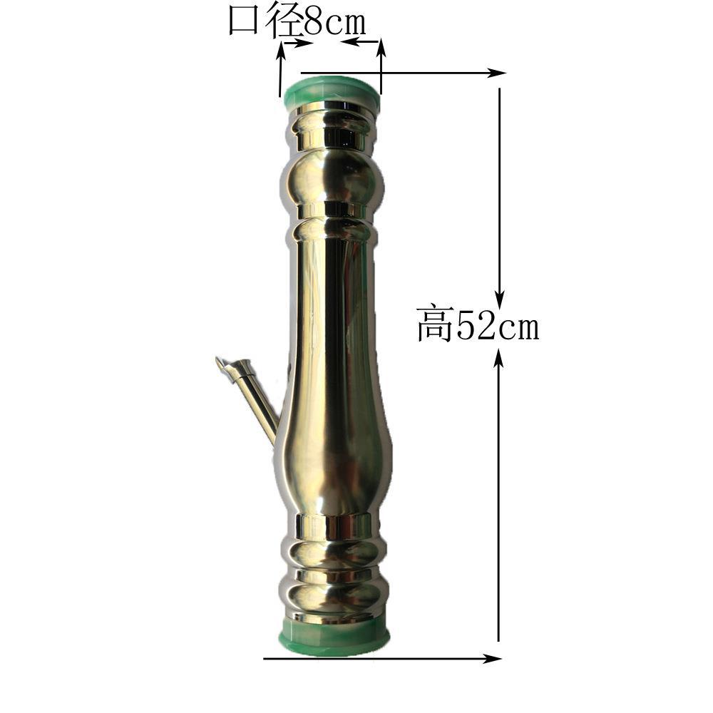 云南新款水烟筒不锈钢伸缩款型筒水烟斗铁烟锅户外便携式时尚