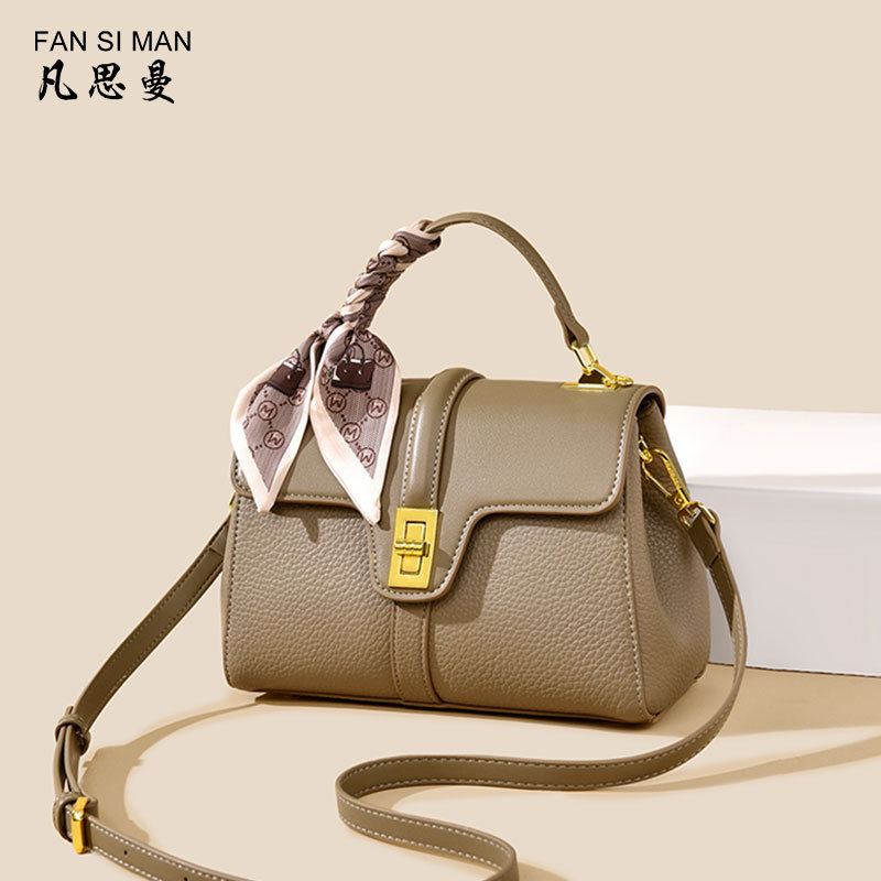 High-Quality Cross-Border Best-Selling Women's Bags, High-End Cross-Body Bags, Large-Capacity Handbags, Shoulder Bags, Commuter Women's Bags, Leather Bags
