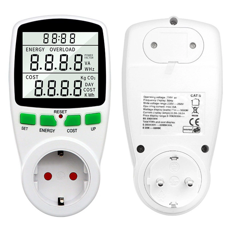 Завод прямой европейский датчик мощности измерительная розетка Биллинговая розетка кухонная розетка с электронным таймером розетка