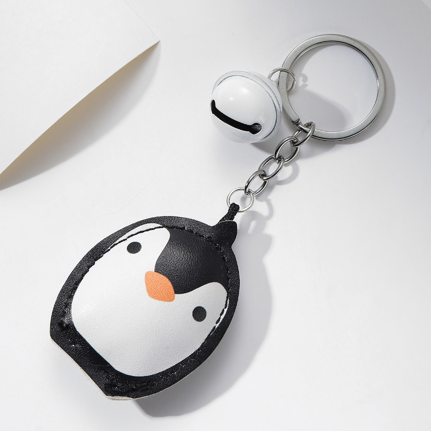 جذاب البطريق معدن للجنسين قلادة حقيبة سلسلة مفاتيح display picture 3