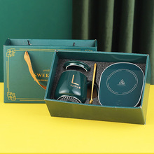 严选杯陶瓷恒温杯子套装马克杯创意情侣实用开业伴手礼品加印logo