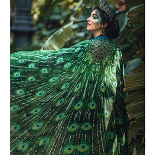 Chiffon Beach Shawl Daily Dress Cloak Performance Photo Coat Seaside Sunscreen Cloak Stage Competition Dress Up
