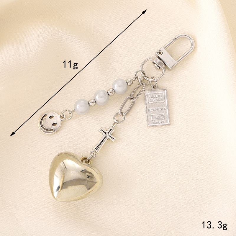 Ins nuevo arco acrílico llavero colgante personalidad DIY bolso colgante auriculares colgante joyas