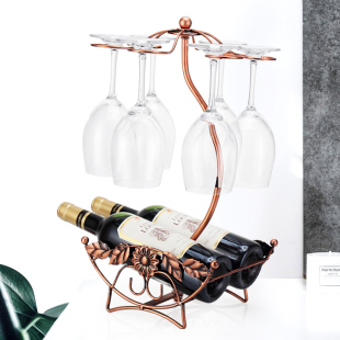 Red Wine Rack Ornaments Red Wine Cup Rack Inverted Household Red Wine Cup Rack High Foot Cup Rack Wine Cup Rack Hanging Inverted Language Su