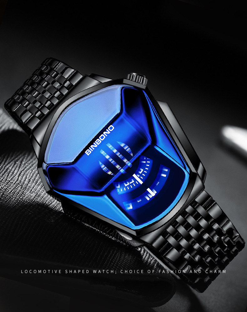 Orologio al quarzo uomo concept moto con quadrante largo_voghion.com