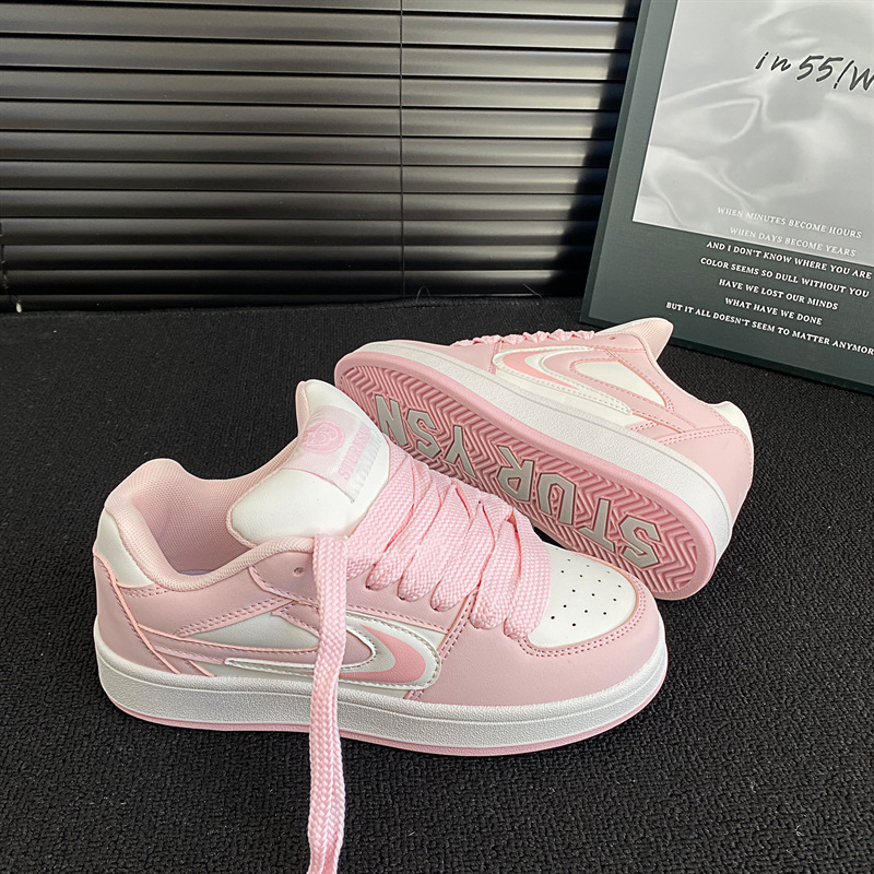 Dopamina retro pequeño relámpago zapatos de pan verano y otoño de 2025 nuevos zapatos de skate en zapatos casuales blancos