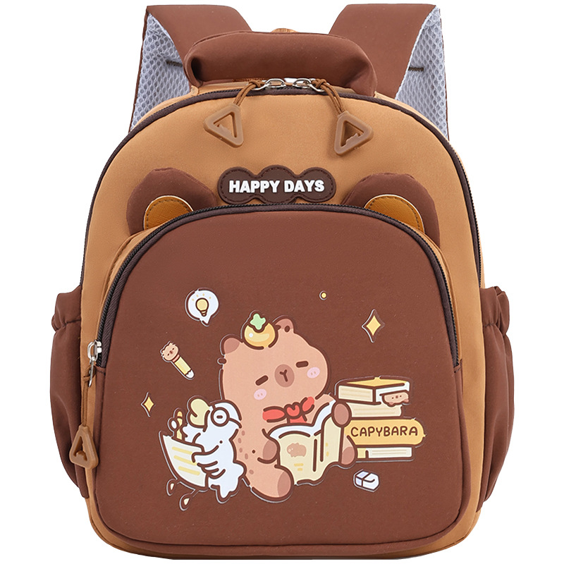 Mochila de niña encantadora, caricatura, mochila de jardín de infantes para niños, nueva mochila para niños de preescolar.