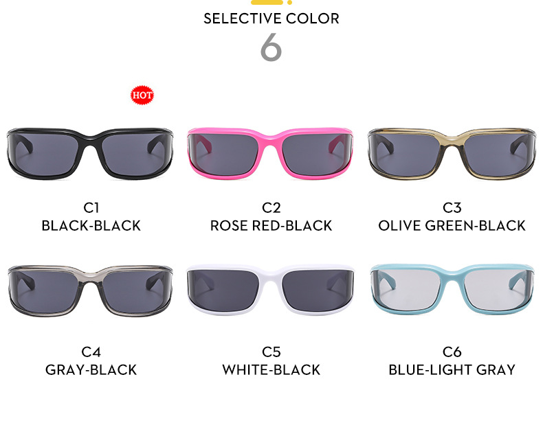 57g Weight Full Frame Glasses Structure Sunglasses Classification PC, UV400 Protection Lens Material Oval Frame Glasses Style Outdoor, Travel Occasion Solid Color Pattern Unisex Gender Streetwear Style Streetwear Solid Color PC UV400 Protection Oval Frame Full Frame Men's Sunglasses 9