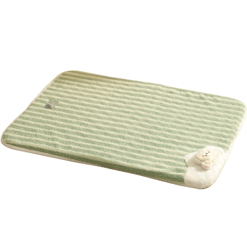 Nuevo perro estera otoño e invierno cálido perrera extraíble y lavable pequeño conejo terciopelo gato estera mascota nido transfronterizo al por mayor en stock