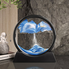 Beihanmei Creative Flowing Sand Painting Shelf, Living Room TV Stand and Bar Cabinet, Luxury Home Decor, Sand Hourglass Gift, Wholesale